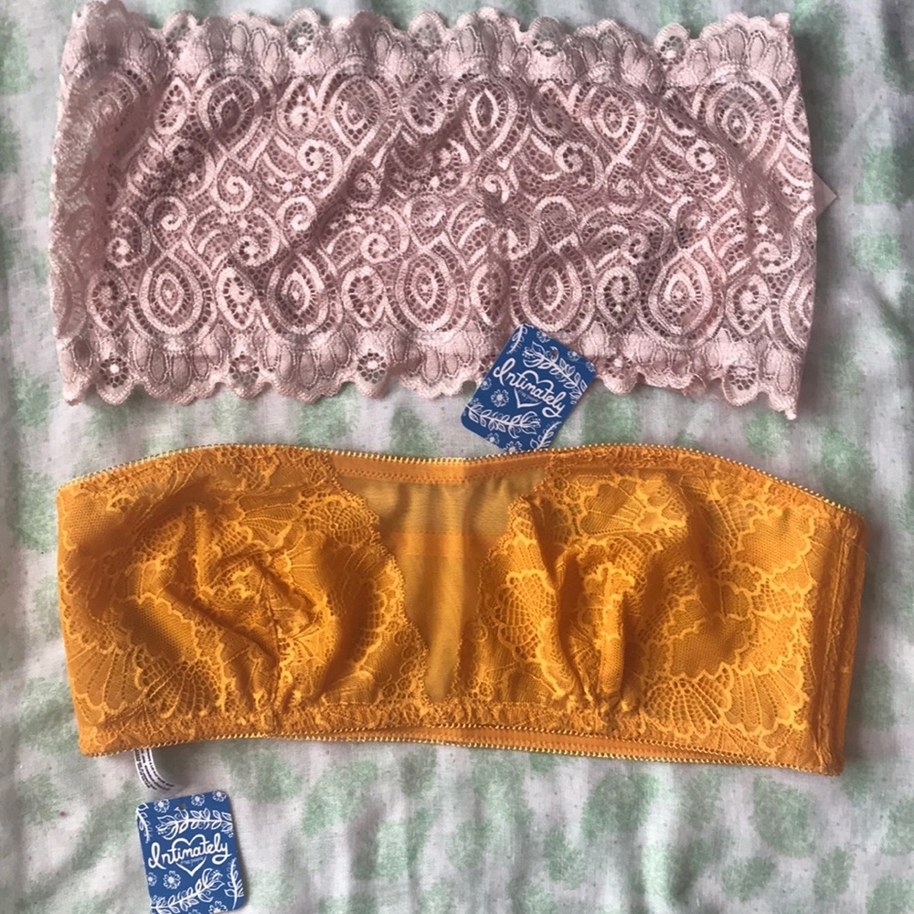 NEW Free People 2 pcs bandeau bundle size medium